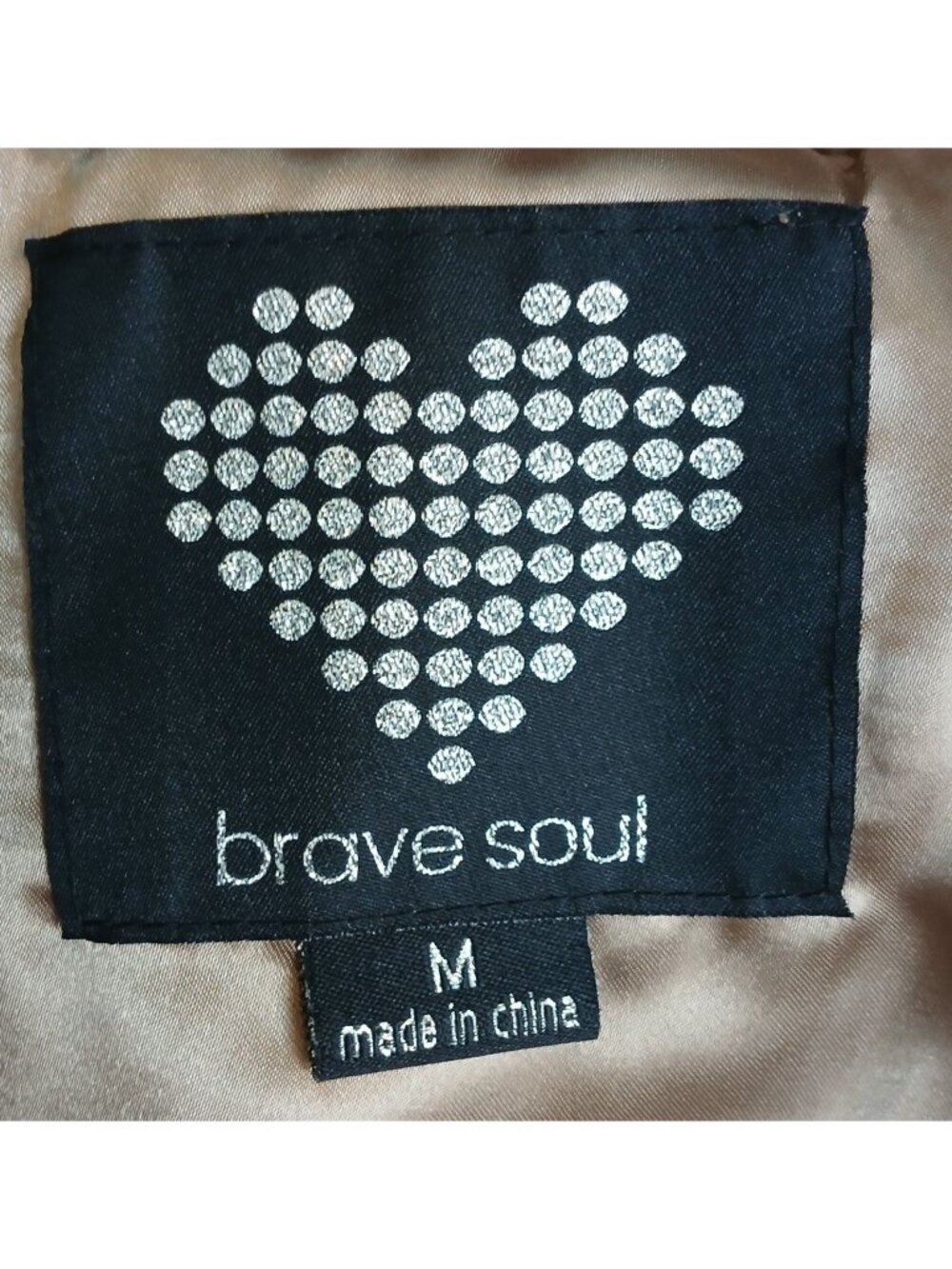 Brave Soul Sz M Faux Fur Vest Hook Front Brown Round Tassles Satin Lined #C-36 - Picture 3 of 10